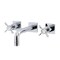 Kingston Brass KS6121BEX Two-Handle Wall Mount Bathroom Faucet, Polished Chrome KS6121BEX - alternate 1